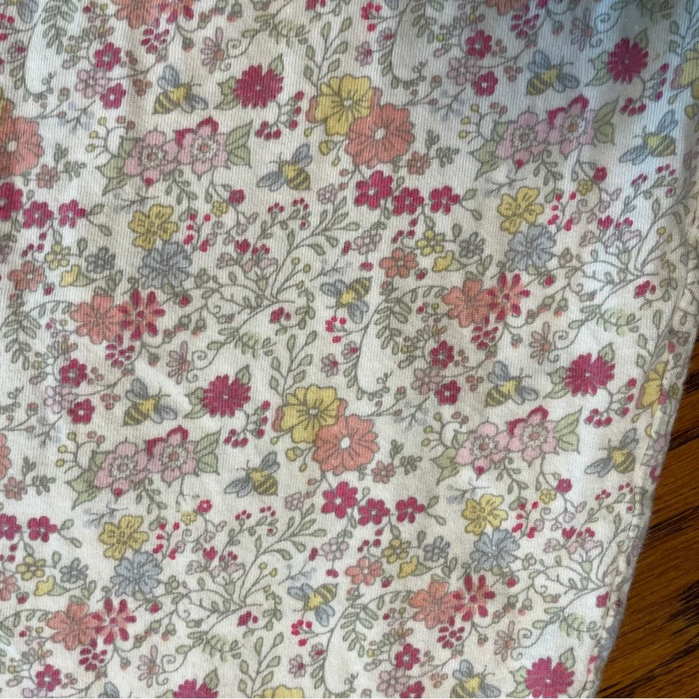 Burt's Bees Baby Floral Print Kids open back Blouse kids 6-9 months